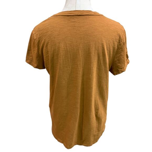 Size XL Universal Thread Brown V-Neck Womens Tshirt - Picture 4 of 6